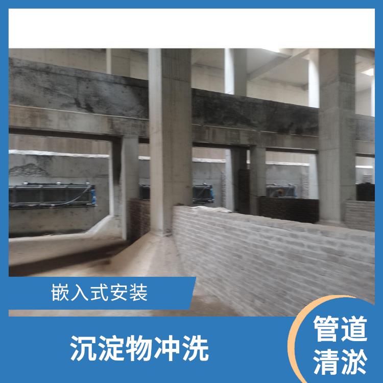 湖北水力冲洗门门式冲洗系统 青岛铭源 拍门式冲洗门