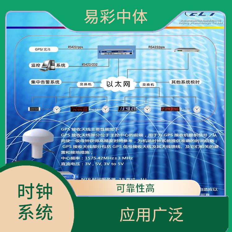 新疆标准同步时钟系统厂家 时间精度高 结构简单
