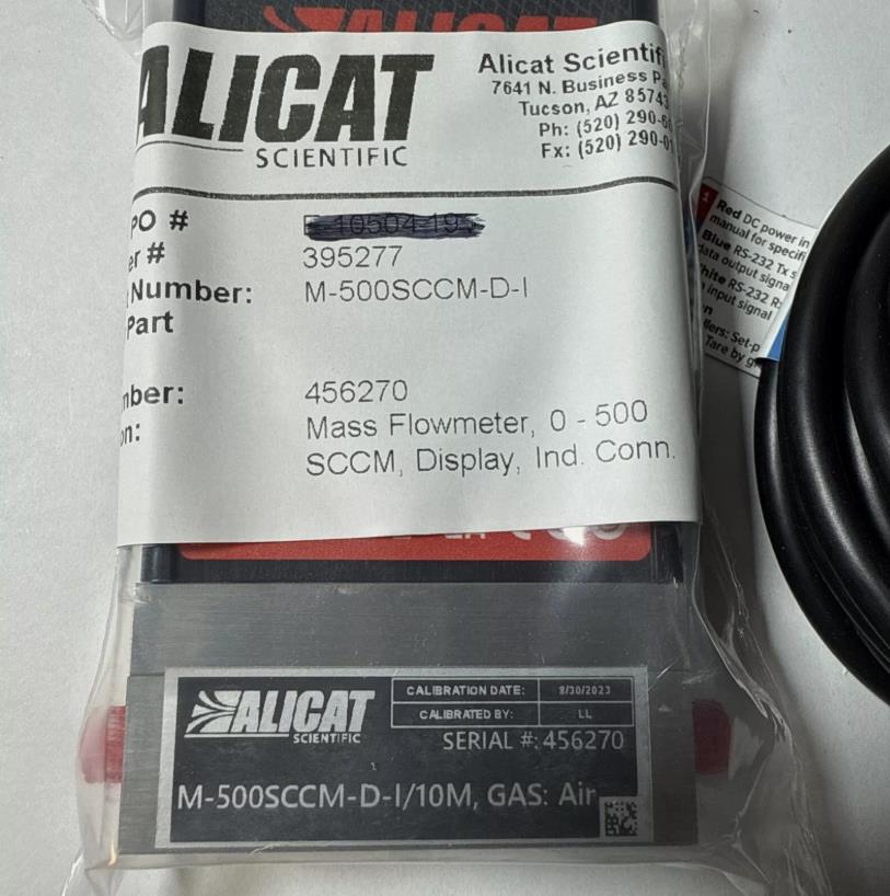 Alicat M-500SCCM-D-I/10M