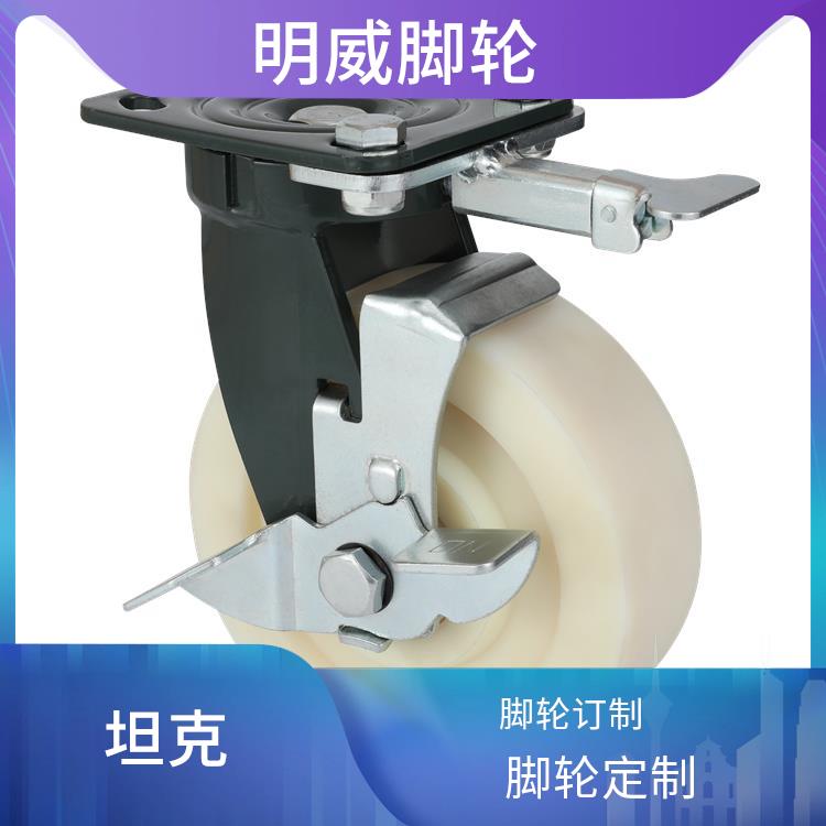 重型万向轮 橡胶工业脚轮 平稳行驶