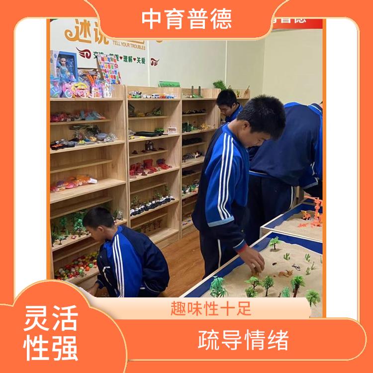 长沙心理沙盘设备定制 增强自信心 利用摆放箱庭景色投射内心世界