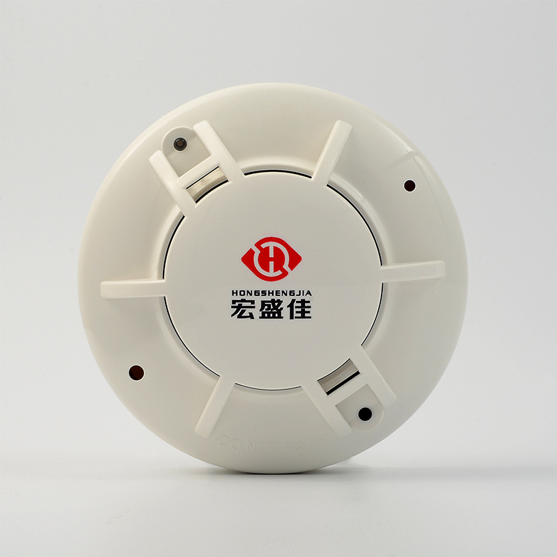 光电式烟雾报警器带自检按钮火灾烟雾传感器开关量常开常闭可选
