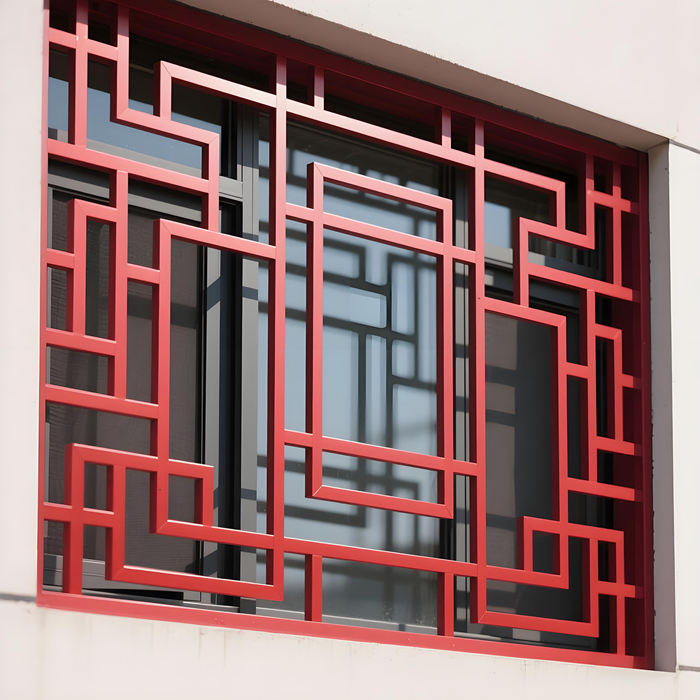 中式铝合金花格应用案例6