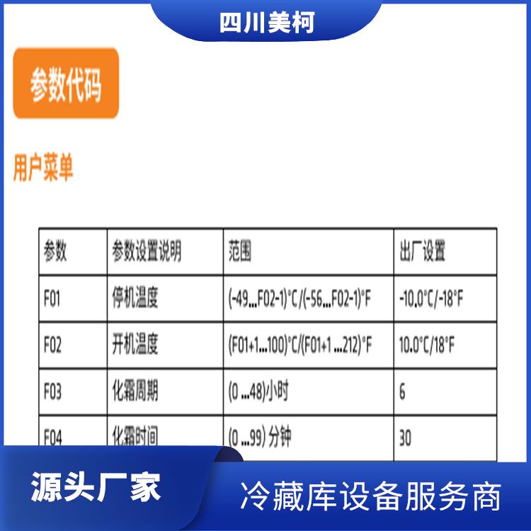 樂山 雙溫庫設(shè)備 蒼溪農(nóng)產(chǎn)品凍庫設(shè)備 設(shè)計(jì)方案