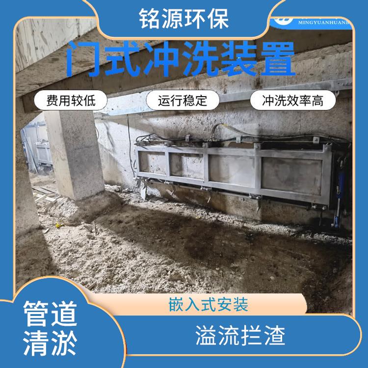 江蘇沖洗拍門大型管道池底沖洗 青島銘源 沉淀物沖洗