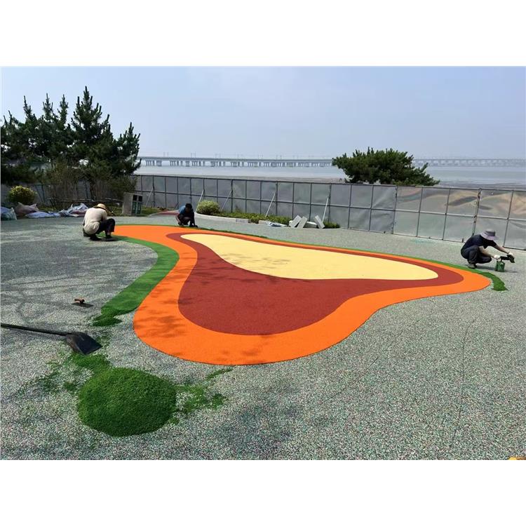 舟山塑胶地坪摊铺 固特丽地坪