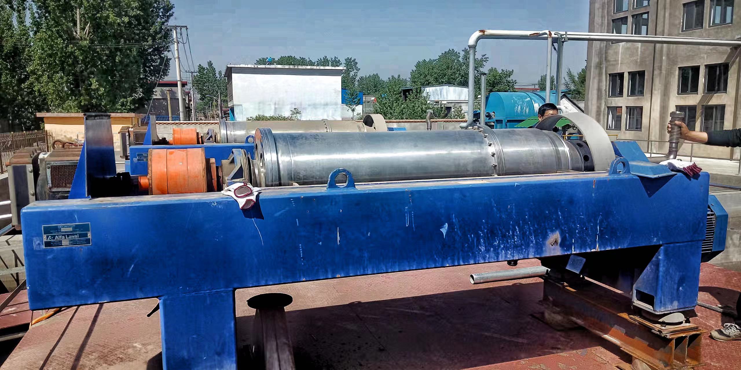 大豆蛋白卧螺离心机差速器定制