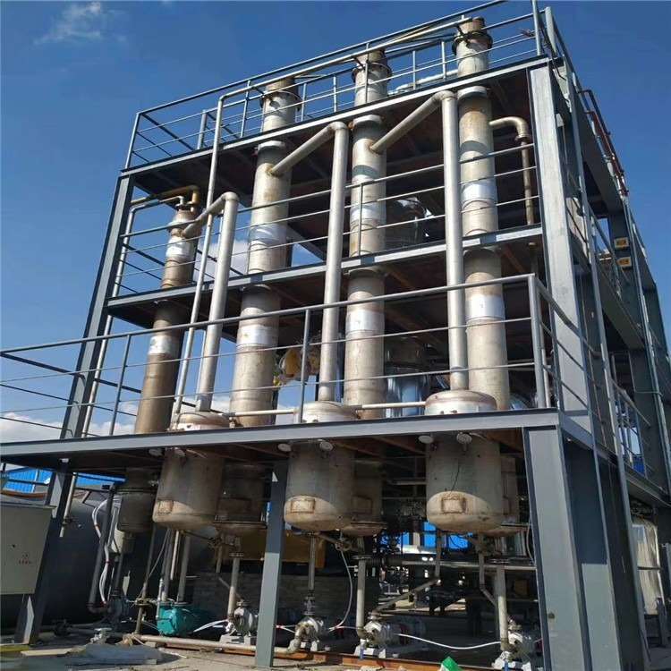 出售二手高盐废水蒸发器 四效蒸发器 加工定制