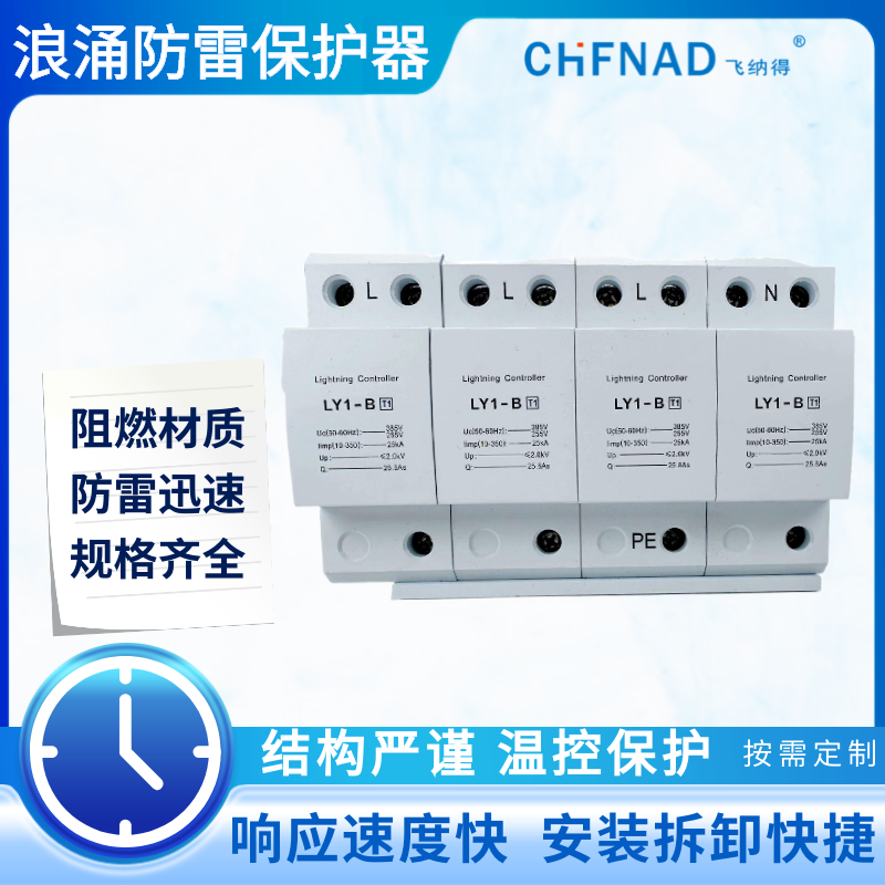 飛納得DXH06-FBZS/2w60(80)	防雷過流智能保護器