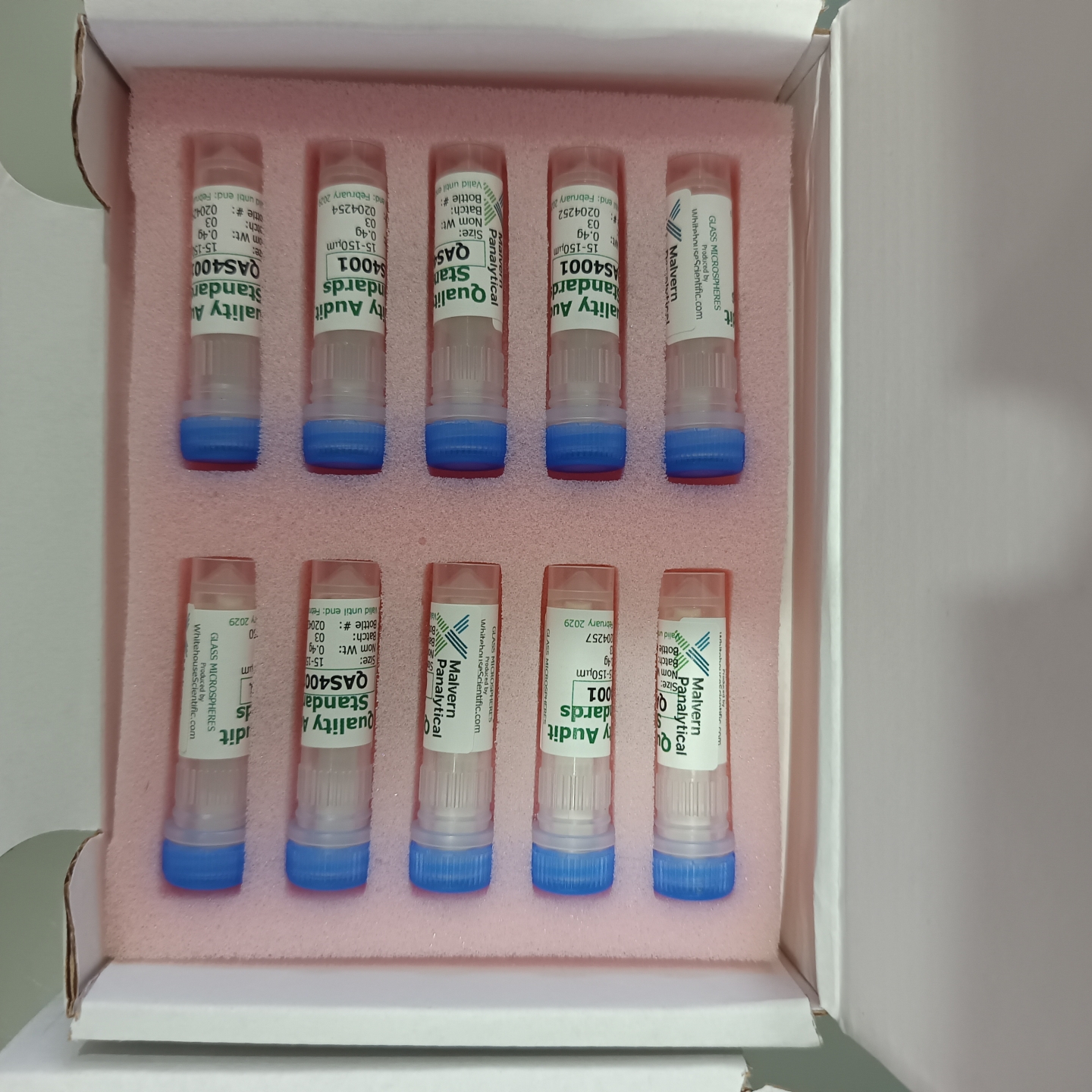 马尔文激光粒度仪标样15-150微米玻璃珠 0.4G 袋装 型号:GG988-QAS4001 库号：M91951