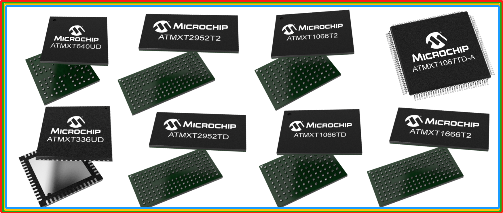 Ateml触摸芯片Microchip触摸芯片触摸IC国产触摸芯片