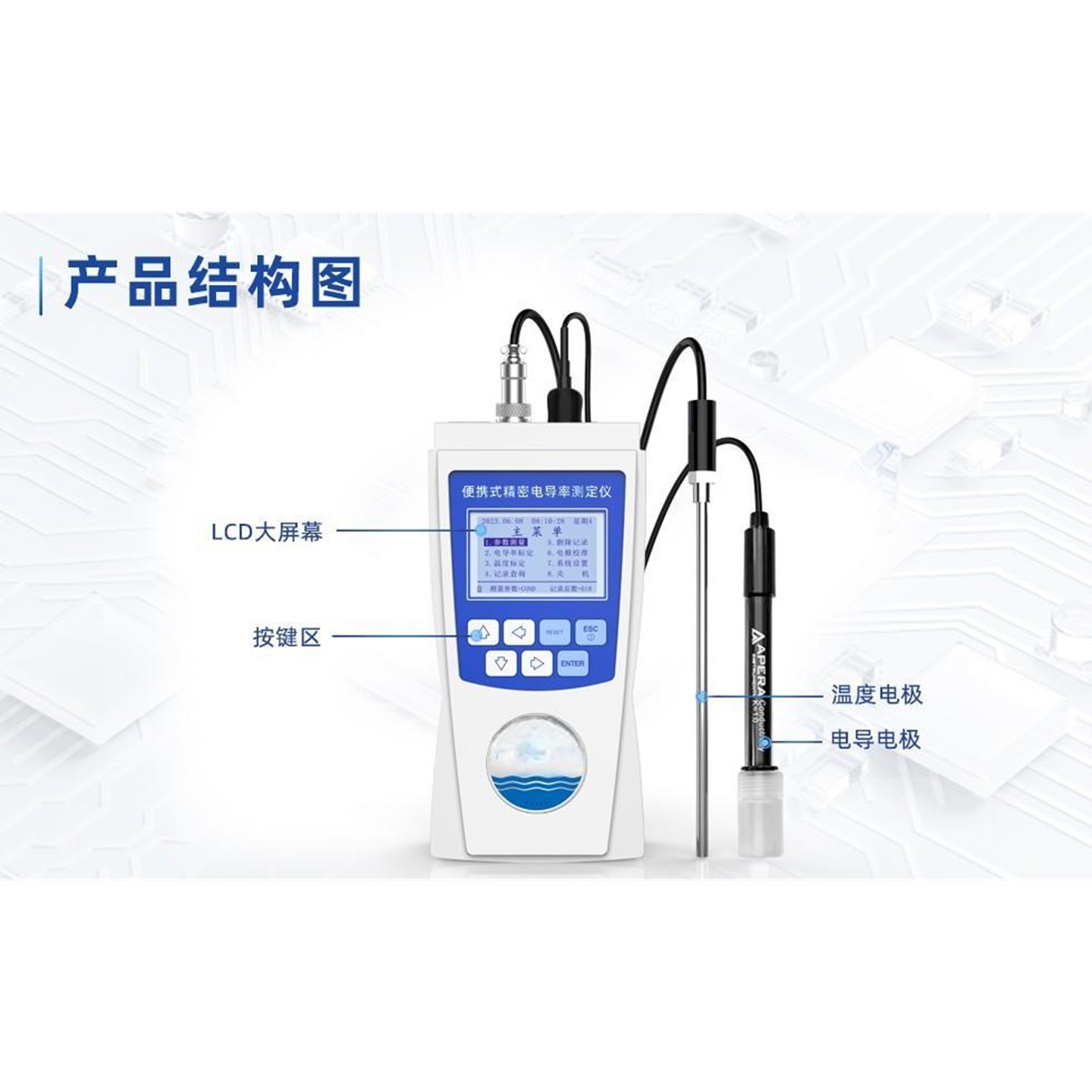 便携式电导率仪 型号:HYC10-CON-650库号:M383027