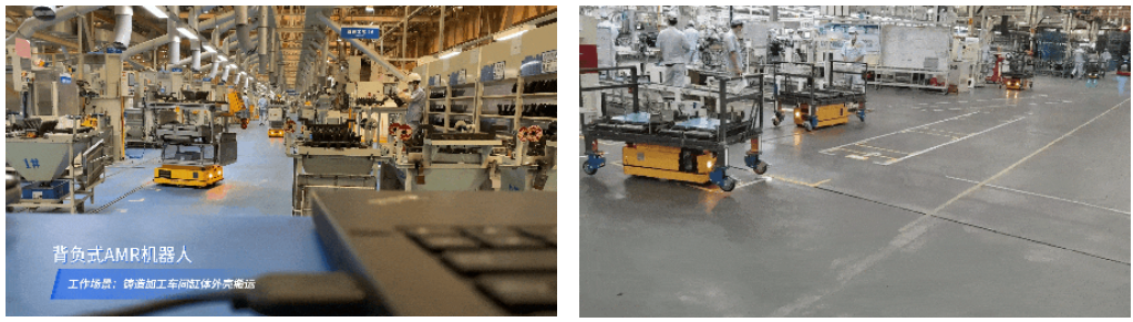 背负式AMR客户现场