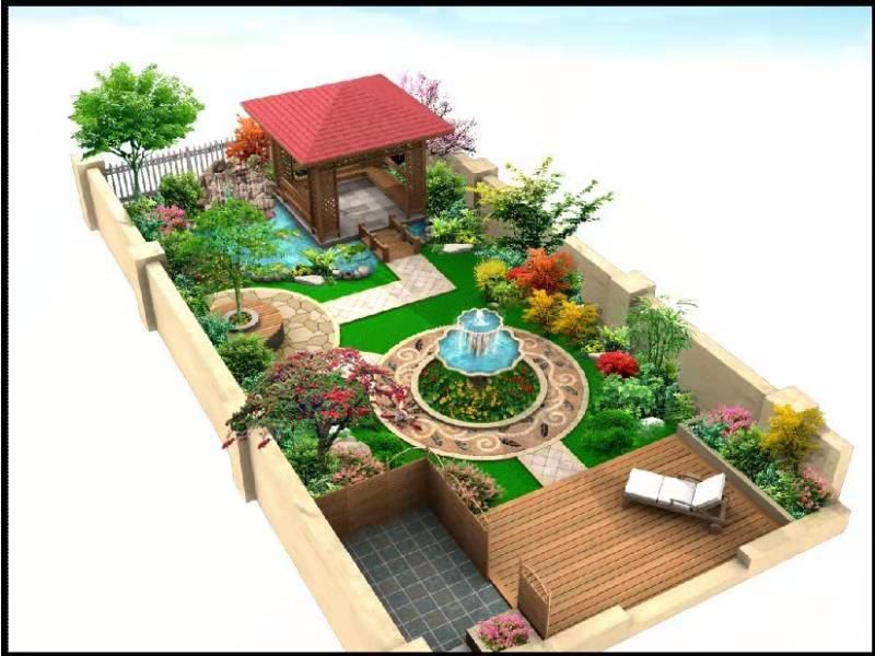 大连庭院地面设计翻新,大连园林用品,大连景观设计