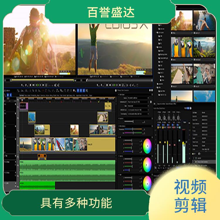 EDIUS编辑软件 多屏幕支持 支持多种录音模式