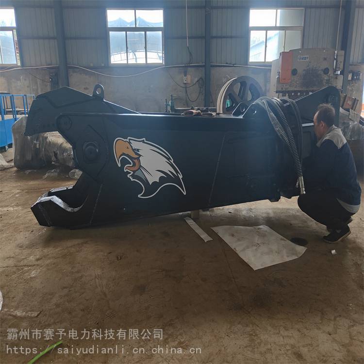 勾机液压钢轨切断机挖掘机铁轨液压鹰嘴剪房屋拆迁粉碎液压剪